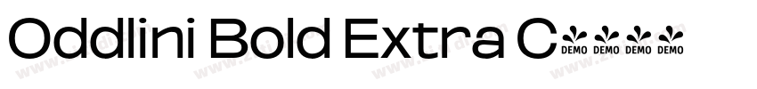 Oddlini Bold Extra C字体转换